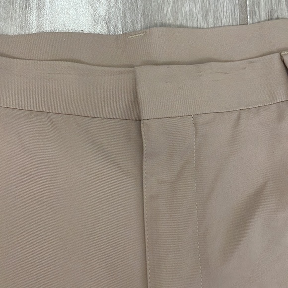 GRAND SLAM Mens 42" Tan Khaki Shorts Golf Pleated Microfiber Zip Pocket - Picture 3 of 4